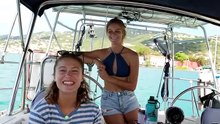 I moved onto Lauren Landers sailboat solo female sailor