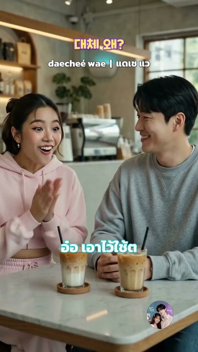 คนเกาหลีพูด 대체 왜? (แดเช แว) ตอนไหน? ☕❄️
