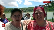 Bitlis’in doğa harikası Nemrut’ta hafta sonu hareketliliği