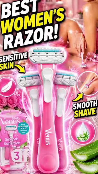 Gillette Venus Sensitive Disposable Razors | Smooth Shave for Sensitive Skin