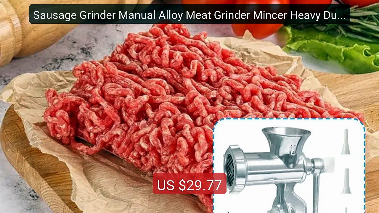 Sausage Grinder Manual Alloy Meat Grinder Mincer Heavy Duty Ki... -- Hot Deal 2026 | Limited Offer!