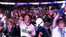 Fans celebrate Scotland World Cup goal