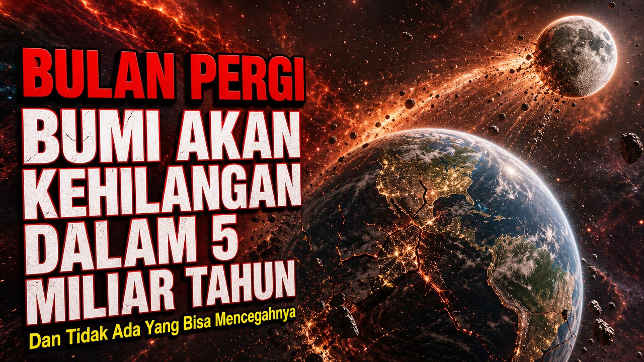 Bumi Akan Melepas Bulan dalam 5 Miliar Tahun dan Ini Penjelasan Lengkapnya