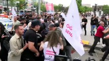 Ankara'da öğretmenlere polis müdahalesi