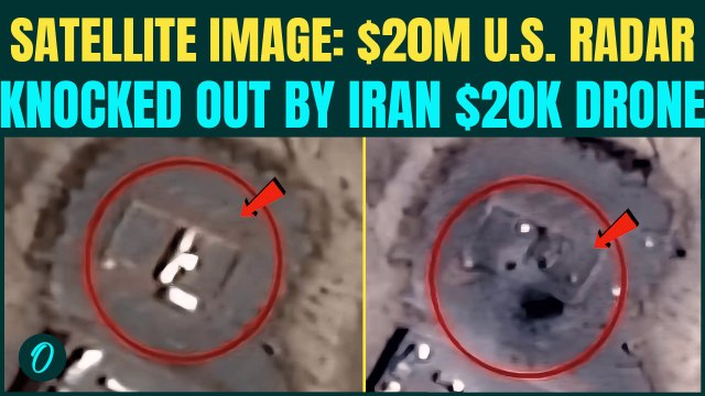 Iran’s Shahed Drone DESTROYS $20M U.S Radar At Kuwait Air Base in New Satellite Visuals