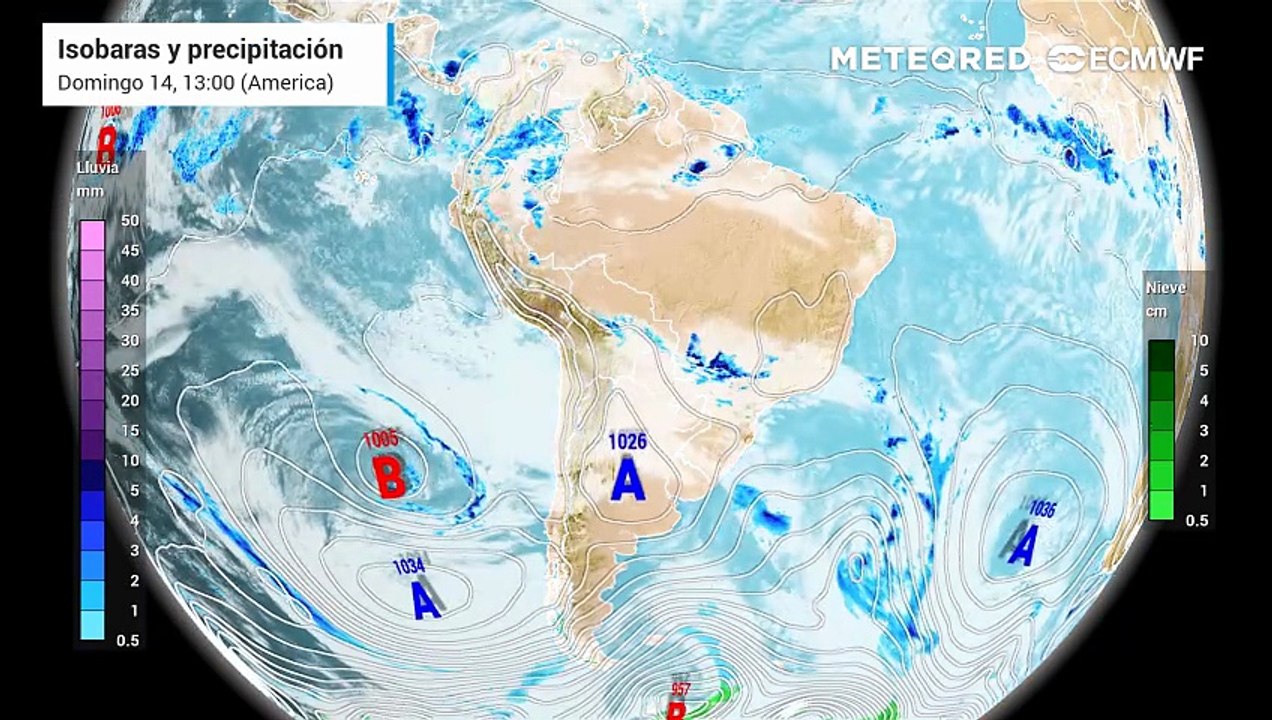 Heladas, ciclogénesis con lluvias, y mucho más frío modularán el tiempo esta nueva semana de junio en Argentina