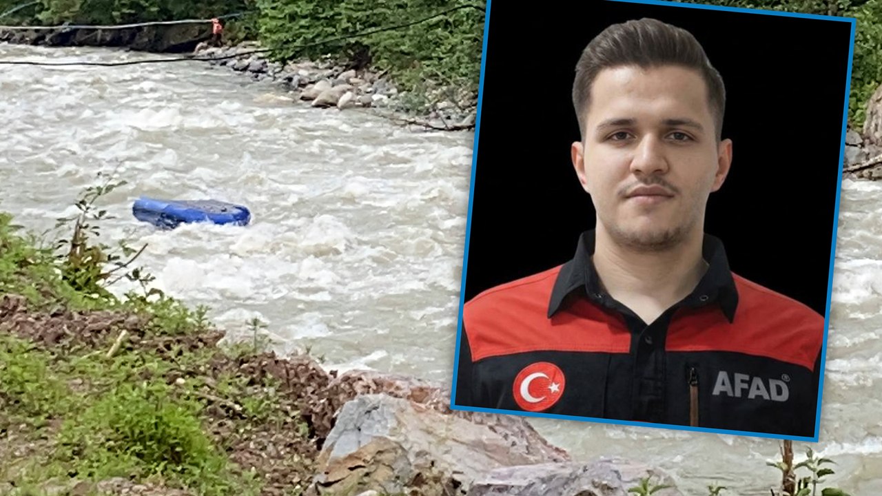 Kayıp gencin cansız bedenini dereden çıkaran AFAD ekibinin botu akıntıya kapıldı; 1 personel öldü, 4 personel kurtarıldı 