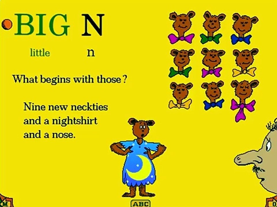Dr. Seuss's ABC Living Books - Letter N