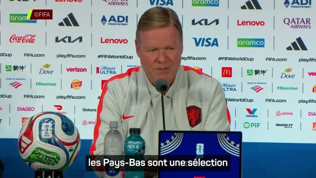 Pays-Bas - Koeman assume la pression avant l’entrée en lice face au Japon