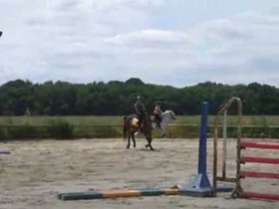 moi et Oxy a la détente au galop