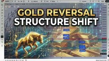 GOLD H1 Institutional Analysis - Full SMC Strategy & Forecast