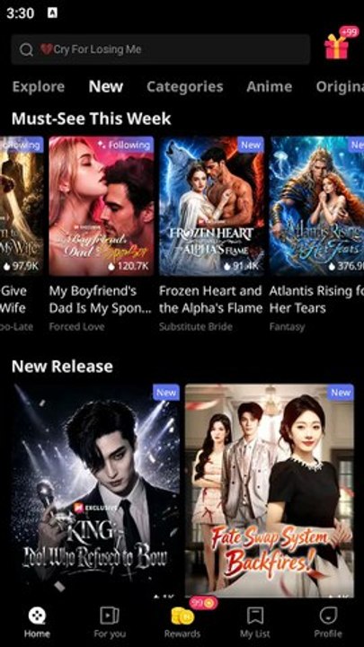 FROZEN HEART AND THE ALPHA'S FLAME