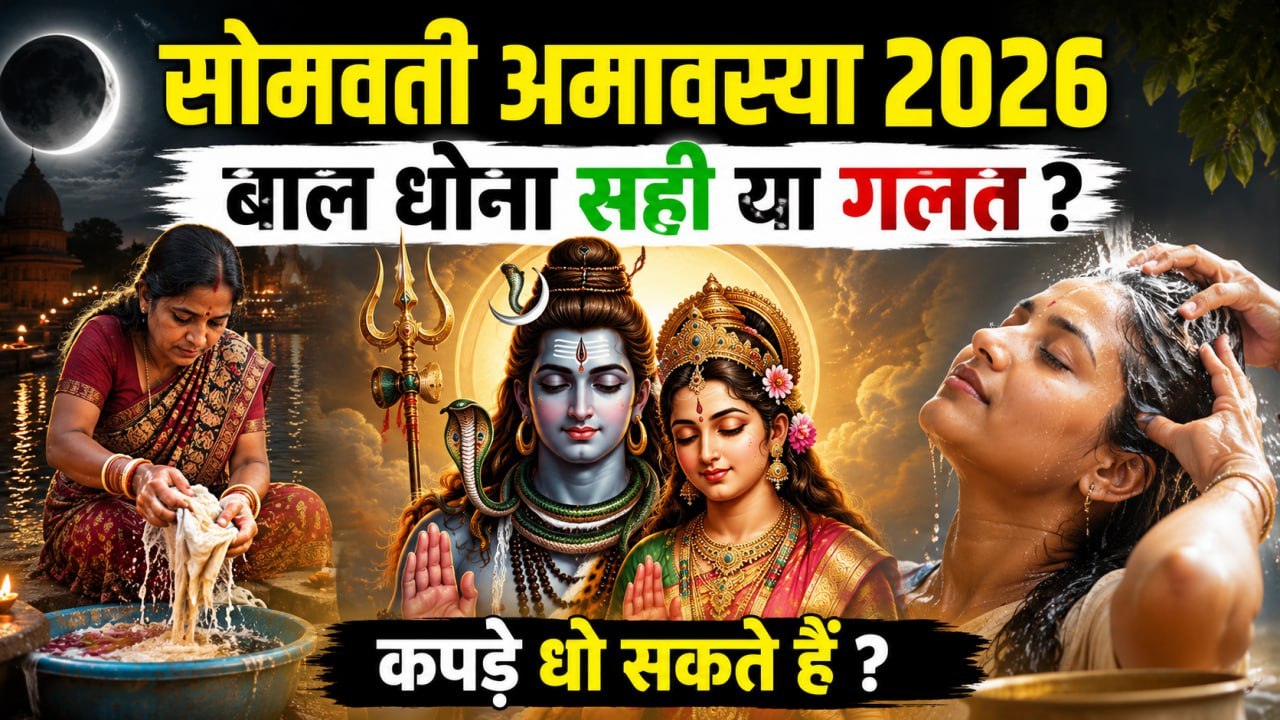 Somvati Amavasya 2026: सोमवती अमावस्या पर बाल धोना, कपड़े धोना और सफाई करना चाहिए या नहीं ?