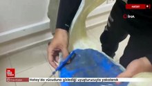 Hatay’da vücuduna gizlediği uyuşturucuyla yakalandı