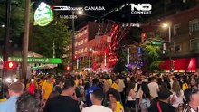 Vancouver w zielono-złotych barwach po zwycięstwie Australii