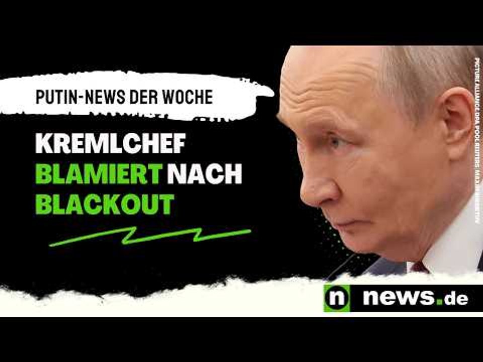 Wladimir Putin: Kremlchef blamiert nach Blackout