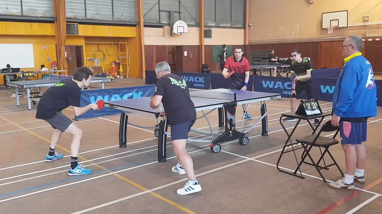 Championnats de Tennis de Table à Bar sur Aube le 07/03/26 - Phase 2 - Nogent 2 vs Bar sur Aube TT