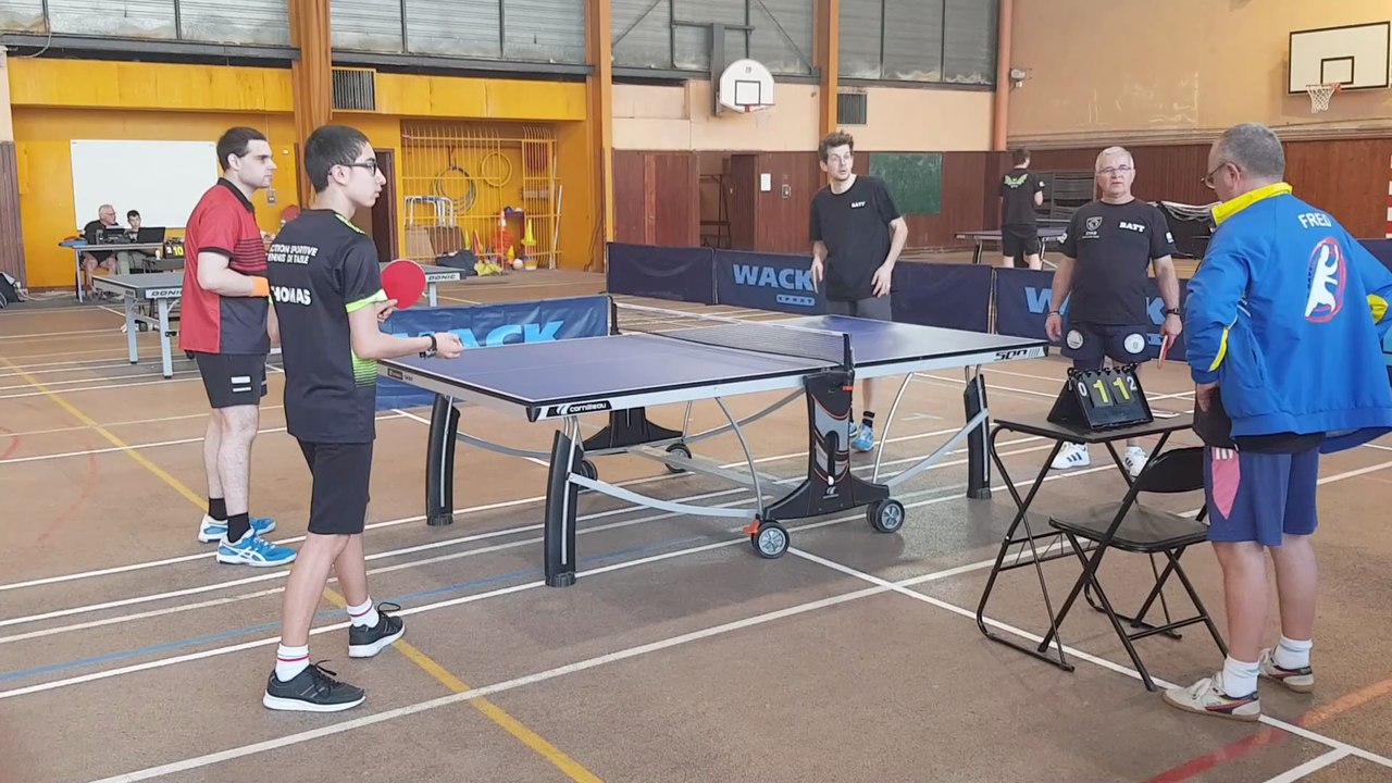 Championnats de Tennis de Table à Bar sur Aube le 07/03/26 - Phase 2 - Nogent 2 vs Bar sur Aube TT
