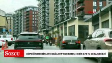 Seyrantepe’de motosiklete bağladığı köpeği metrelerce koşturdu: 8 bin 678 lira ceza kesildi