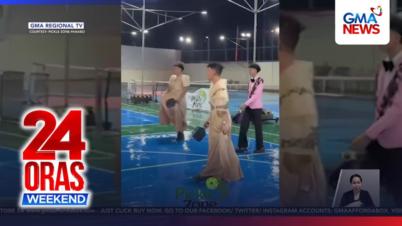 Players dress up or sing to bring fun to pickleball | 24 Oras Weekend