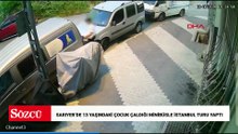 Sarıyer’de 13 yaşındaki çocuk çaldığı minibüsle İstanbul turu yaptı; polis havadan takiple yakaladı