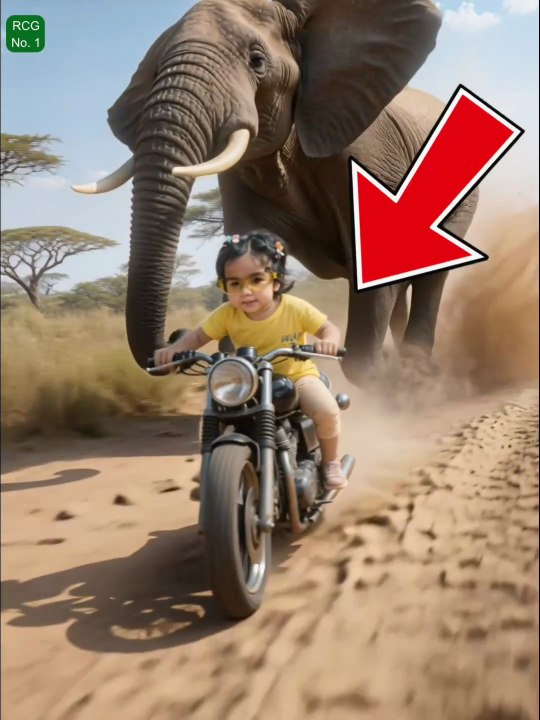 An elephant is chasing us—run, run // पीछे हाथी पड़ा है भाग दिया भाग // AI