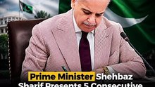 PM Shehbaz Sharif presents 5 consecutive budgets