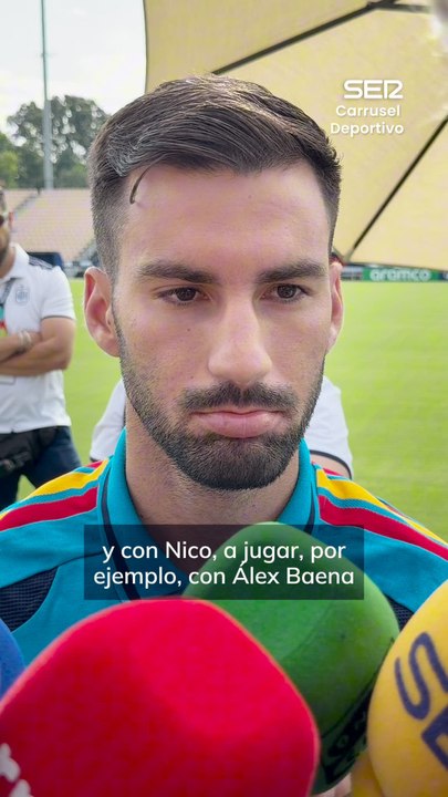 Baena, Ferran y Merino, en la previa del debut