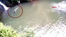 Arhavi'de gölette boğulan 2 imamın son görüntüleri kamerada
