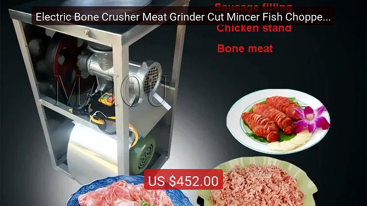 Electric Bone Crusher Meat Grinder Cut Mincer Fish Chopper Food Pro... -- Top Rated 2026 | Buy Now!