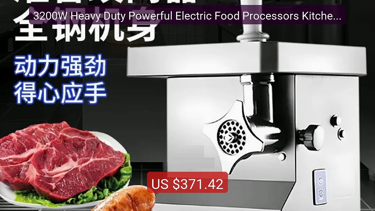 3200W Heavy Duty Powerful Electric Food Processors Kitchen ... -- Top Pick 2026 | Unbeatable Price!