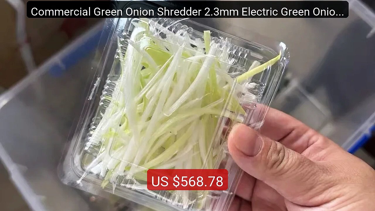 Commercial Green Onion Shredder 2.3mm Electric Green Onions G... -- Amazing Value 2026 | Must Have!