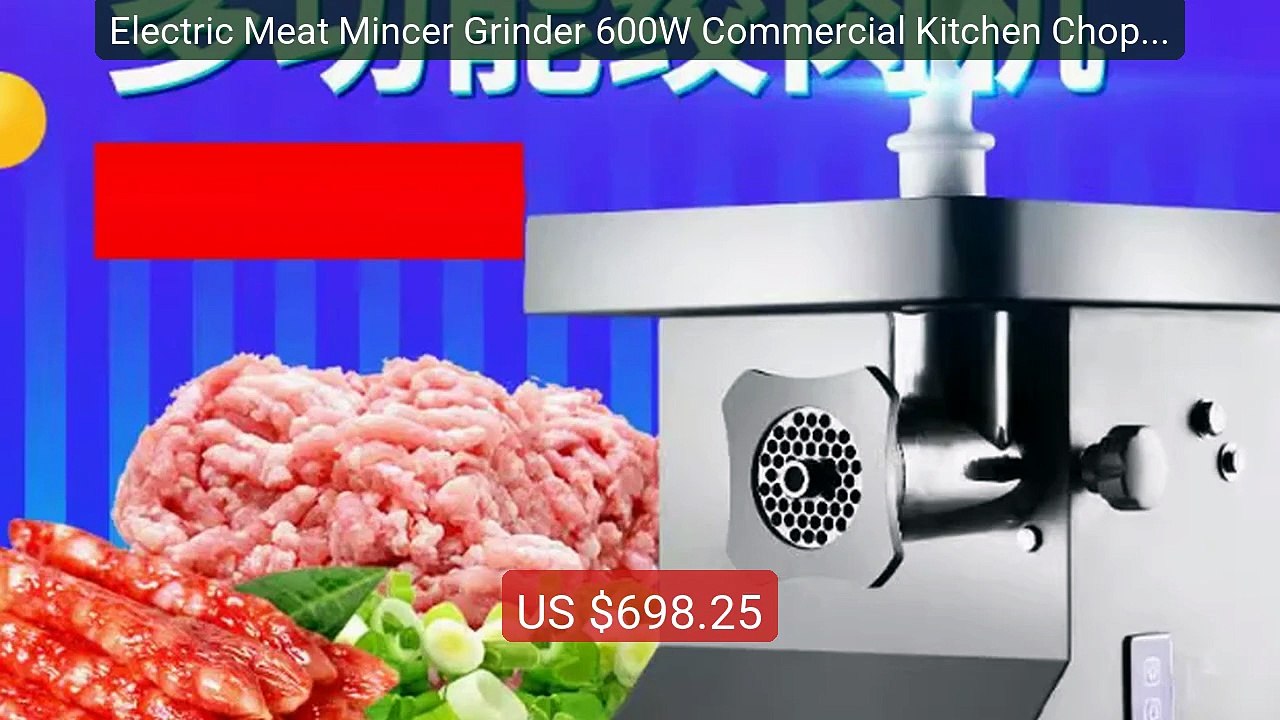 Electric Meat Mincer Grinder 600W Commercial Kitchen Chopper ... -- Amazing Value 2026 | Must Have!