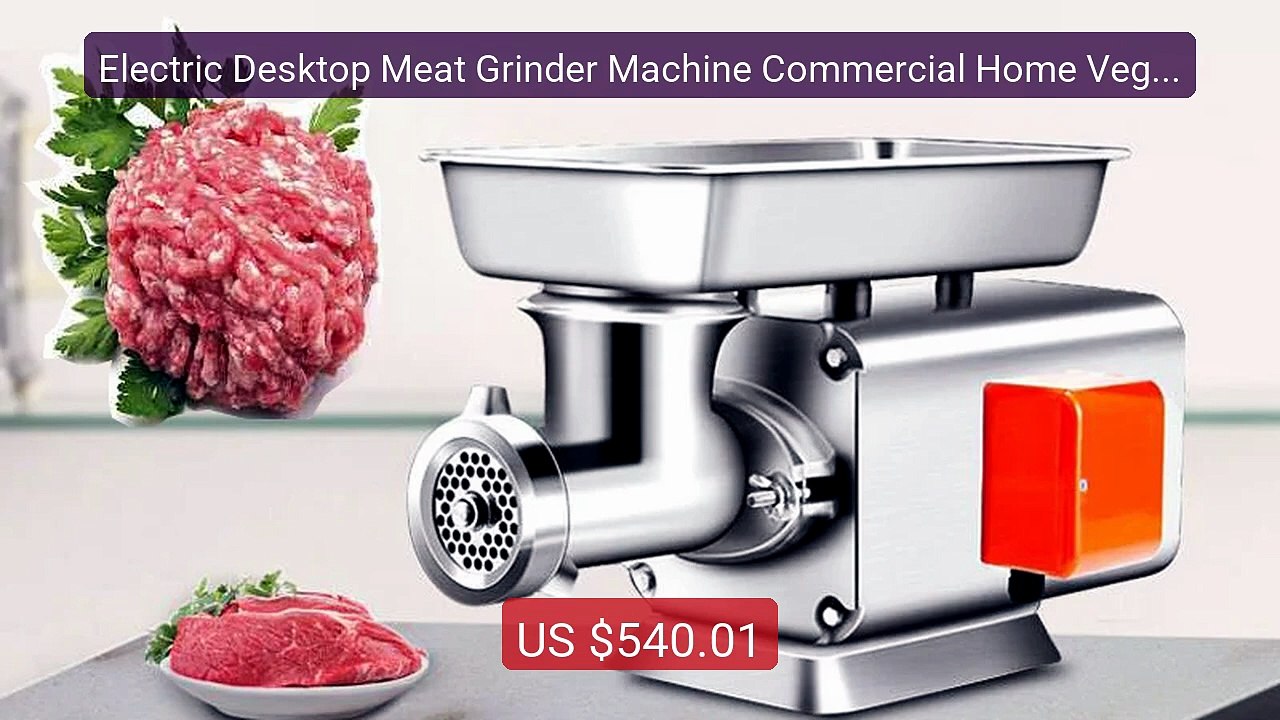 Electric Desktop Meat Grinder Machine Commercial Home Veget... -- Top Pick 2026 | Unbeatable Price!