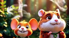The Honey Hunt 🐝🍯 | Funny Mouse & Hamster Adventure | Kids Pixar Cartoon Shorts
