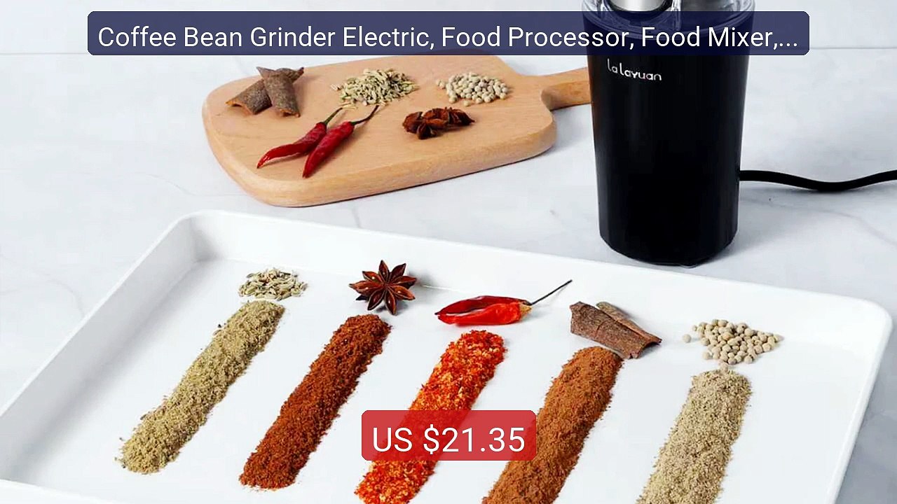 Coffee Bean Grinder Electric, Food Processor, Food Mixer, 2... -- Top Pick 2026 | Unbeatable Price!