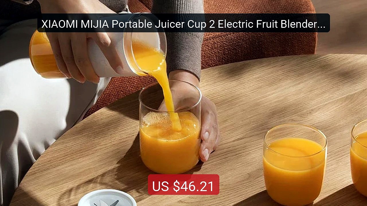 XIAOMI MIJIA Portable Juicer Cup 2 Electric Fruit Blender Machine O... -- Top Rated 2026 | Buy Now!