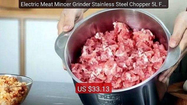 Electric Meat Mincer Grinder Stainless Steel Chopper 5L Food P... Best Buy 2026 | Great Quality!