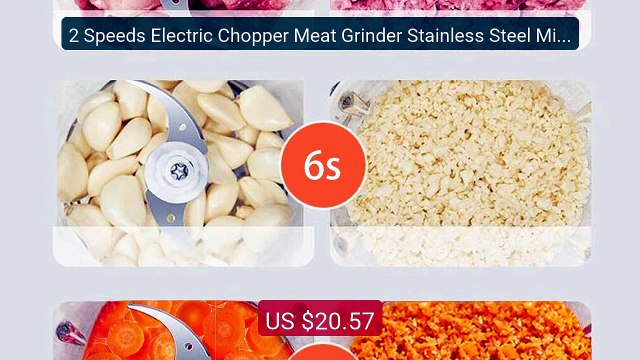 2 Speeds Electric Chopper Meat Grinder Stainless Steel Mincer Food ... Top Rated 2026 | Buy Now!