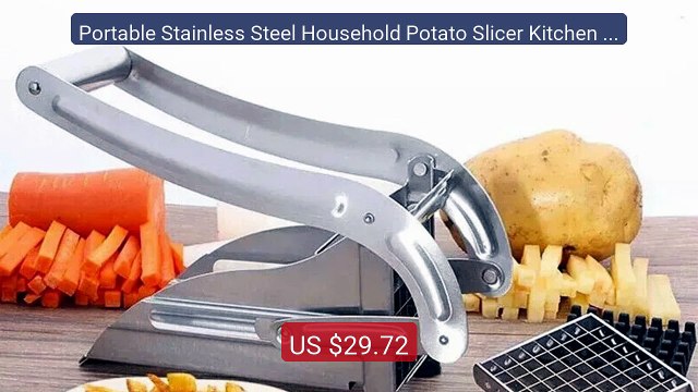Portable Stainless Steel Household Potato Slicer Kitchen Food Proce... Top Rated 2026 | Buy Now!