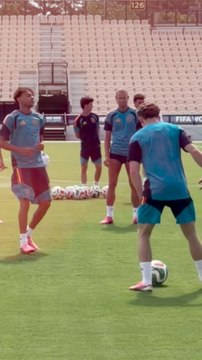 ¡La mejor imagen de Lamine Yamal en todo el Mundial... y a 24 horas del debut!