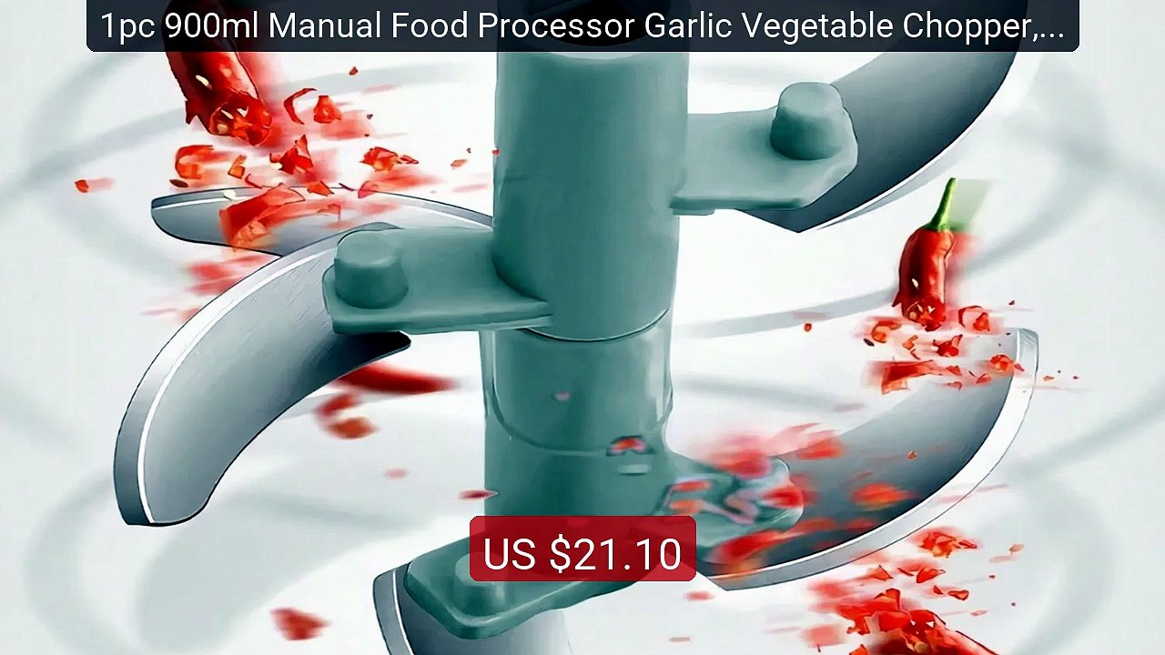 1pc 900ml Manual Food Processor Garlic Vegetable Chopper, Suit... -- Hot Deal 2026 | Limited Offer!