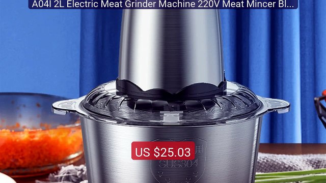 A04I 2L Electric Meat Grinder Machine 220V Meat Mincer Blende... Amazing Value 2026 | Must Have!