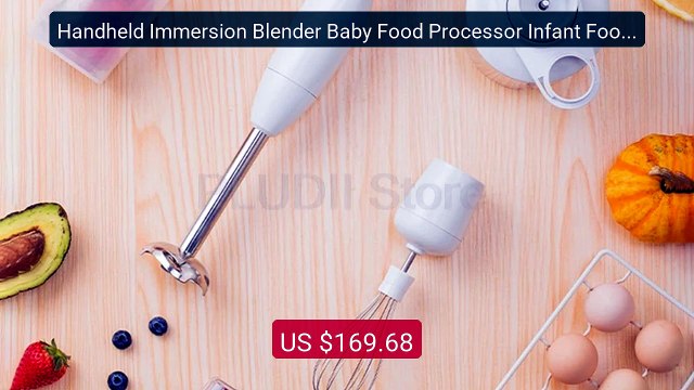 Handheld Immersion Blender Baby Food Processor Infant Food Su... Amazing Value 2026 | Must Have!