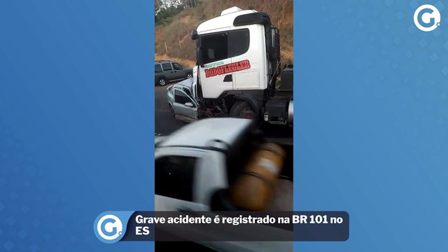 Grave acidente é registrado na BR 101 no ES