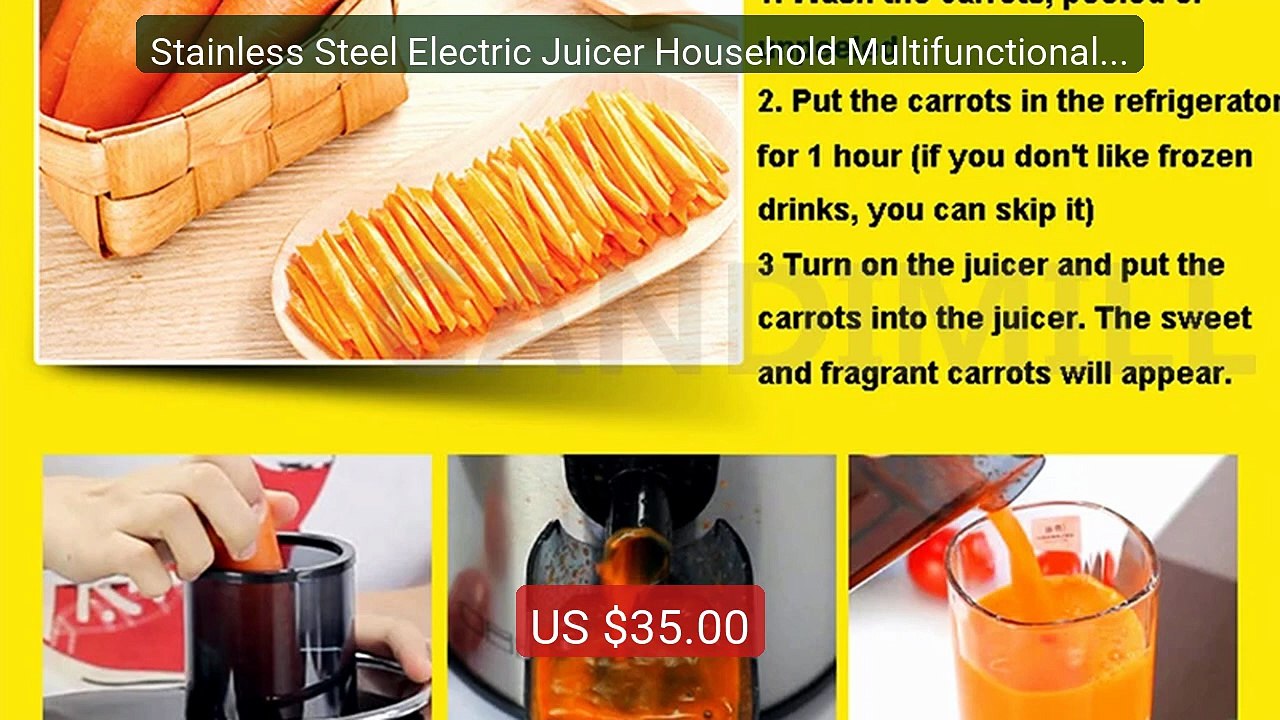 Stainless Steel Electric Juicer Household Multifunctional Fruit Ju... -- Best Deal 2026 | Shop Now!