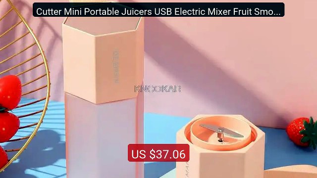 Cutter Mini Portable Juicers USB Electric Mixer Fruit Smoothie... Best Buy 2026 | Great Quality!
