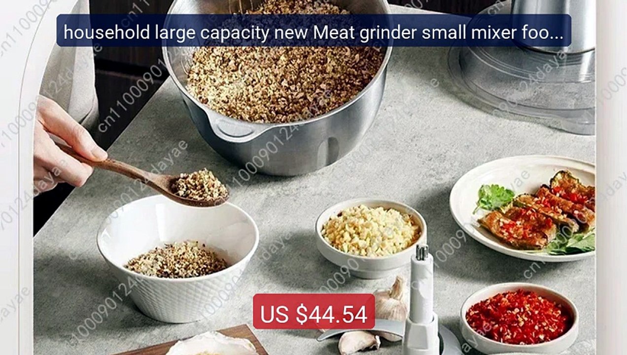 household large capacity new Meat grinder small mixer food process... -- Best Deal 2026 | Shop Now!
