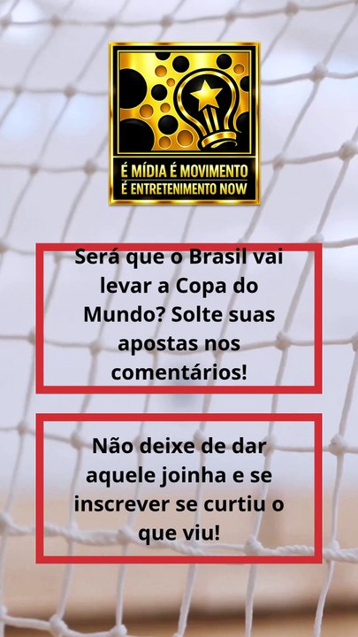 Brasil Vai Ganhar O Hexa? Deixe Seu Comentario!