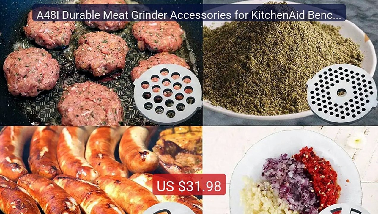 A48I Durable Meat Grinder Accessories for KitchenAid Bench Mixers w... -- Top Rated 2026 | Buy Now!